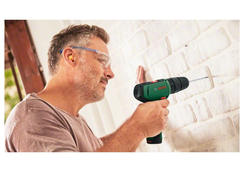 Perceuse-visseuse à percussion 2 vitesses EasyImpact 1200 - 2x1,5Ah + GAL 1210 C - 06039D3105 - Bosch