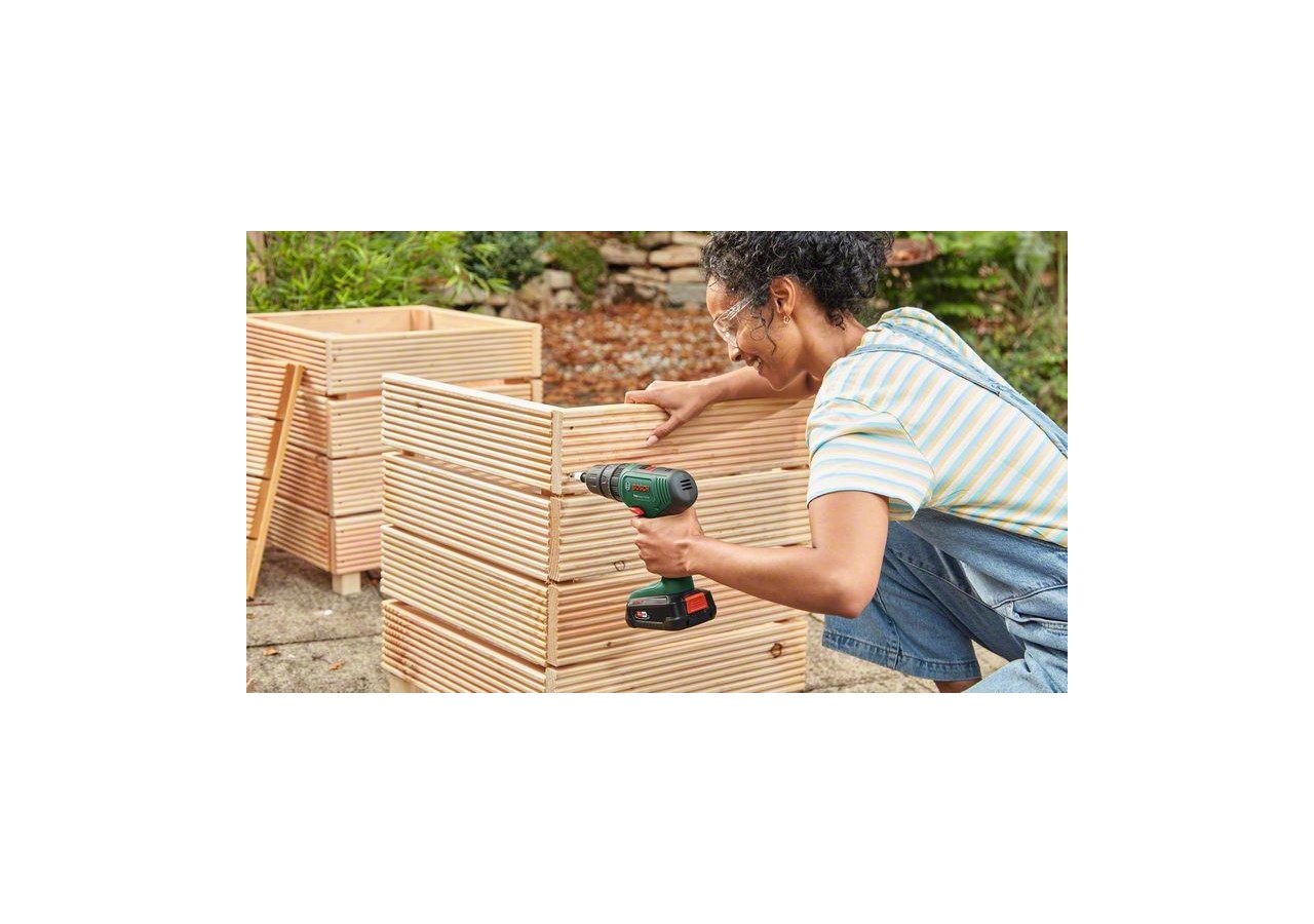 Perceuse-visseuse à percussion 2 vitesses sans-fil EasyImpact 18V-40 - outil seul - 06039D8100 - Bosch