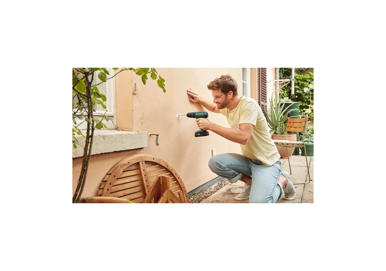 Perceuse-visseuse à percussion 2 vitesses sans-fil EasyImpact 18V-40 - outil seul - 06039D8100 - Bosch