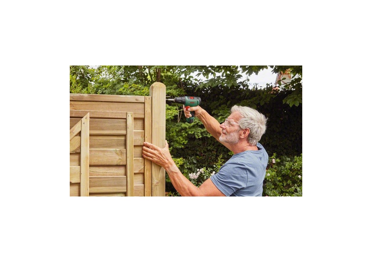 Perceuse-visseuse sans-fil EasyDrill 1200 - 1x1,5 Ah + GAL 1210 CV + AC kit vert pâle - 06039D3002 - Bosch