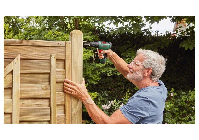 Perceuse-visseuse sans-fil EasyDrill 1200 - 1x1,5 Ah + GAL 1210 CV + AC kit vert pâle - 06039D3002 - Bosch