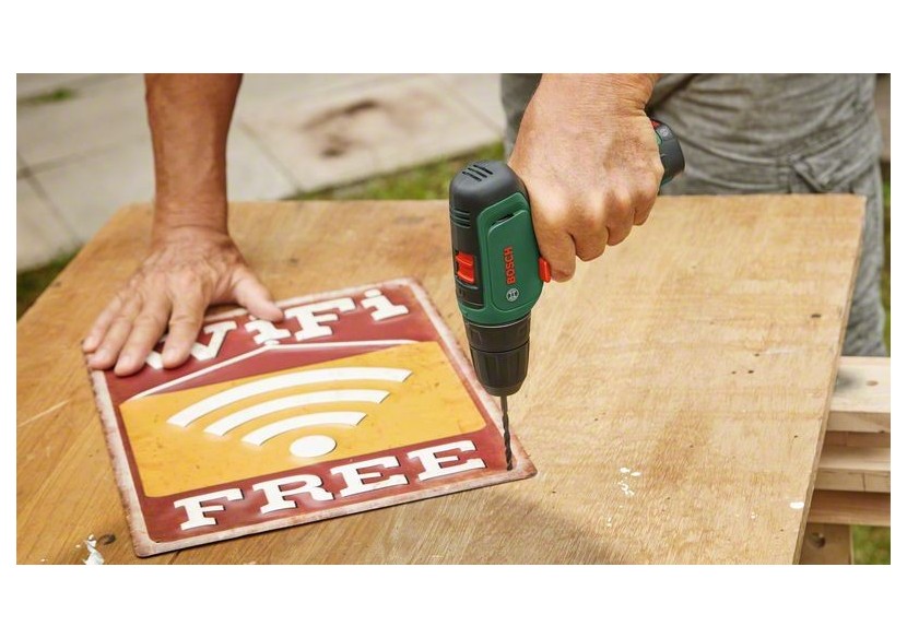 Perceuse-visseuse sans-fil EasyDrill 1200 - 1x1,5 Ah + GAL 1210 CV + AC kit vert pâle - 06039D3002 - Bosch