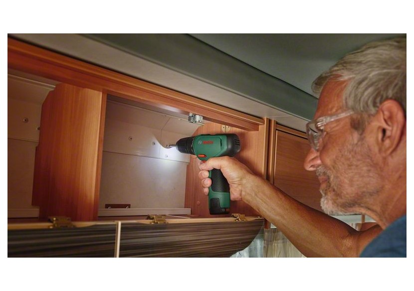 Perceuse-visseuse sans-fil EasyDrill 1200 - 1x1,5 Ah + GAL 1210 CV vert pâle - 06039D3001 - Bosch