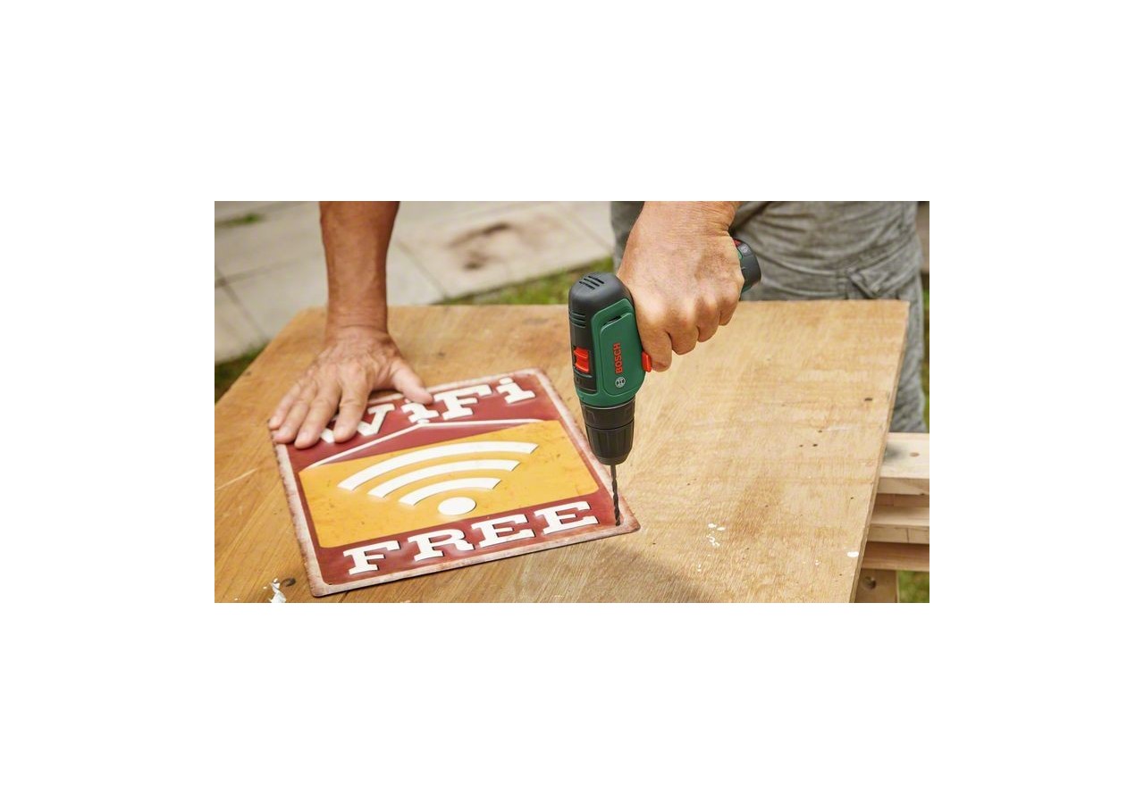 Perceuse-visseuse sans-fil EasyDrill 1200 - 1x1,5 Ah + GAL 1210 CV vert pâle - 06039D3001 - Bosch