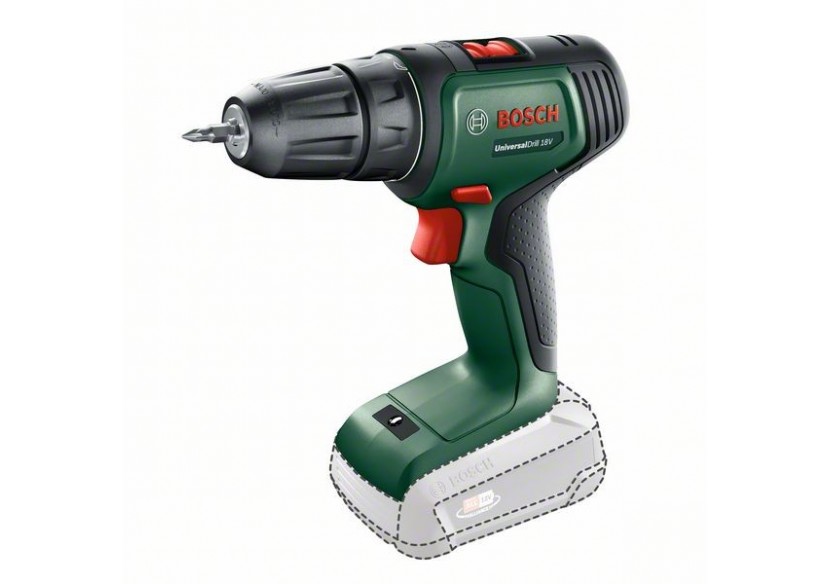 Perceuse-visseuse sans-fil UniversalDrill 18 outil seul dans boîte en carton - 06039D4000 - Bosch