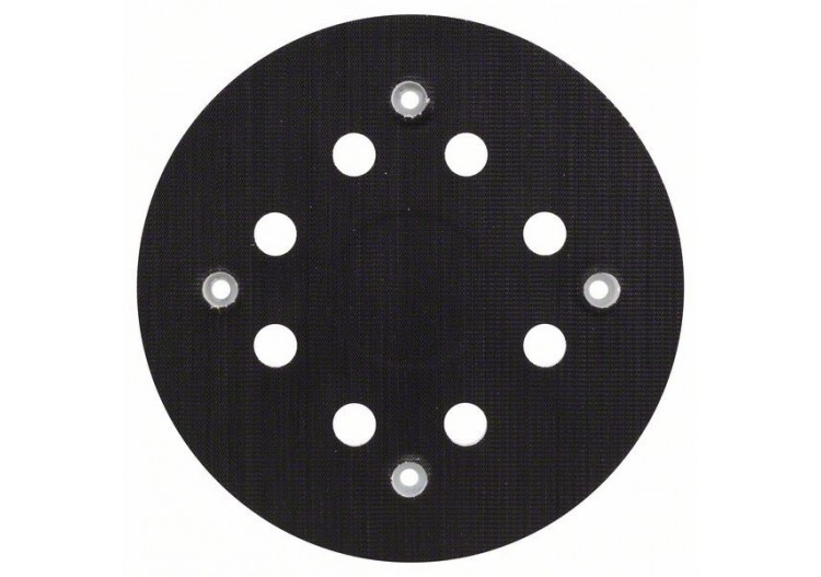 Plateau de ponçage mi-dur, 125 mm Plateau de ponçage avec vis et clé Allen - 2608601173 - Bosch