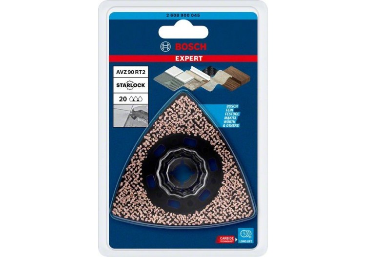 Plateau de ponçage pour outil multifonctions Expert Sanding Plate AVZ 90 RT2 90 mm - 2608900045 - Bosch