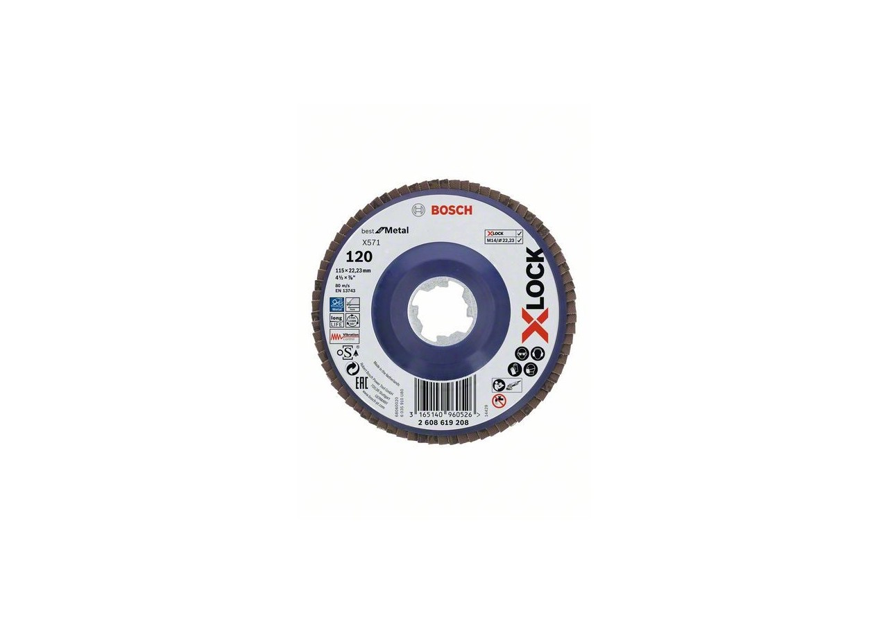 XLock Plat. Lamelle Plat Plas. 115 G120 - 2608619208 - Bosch