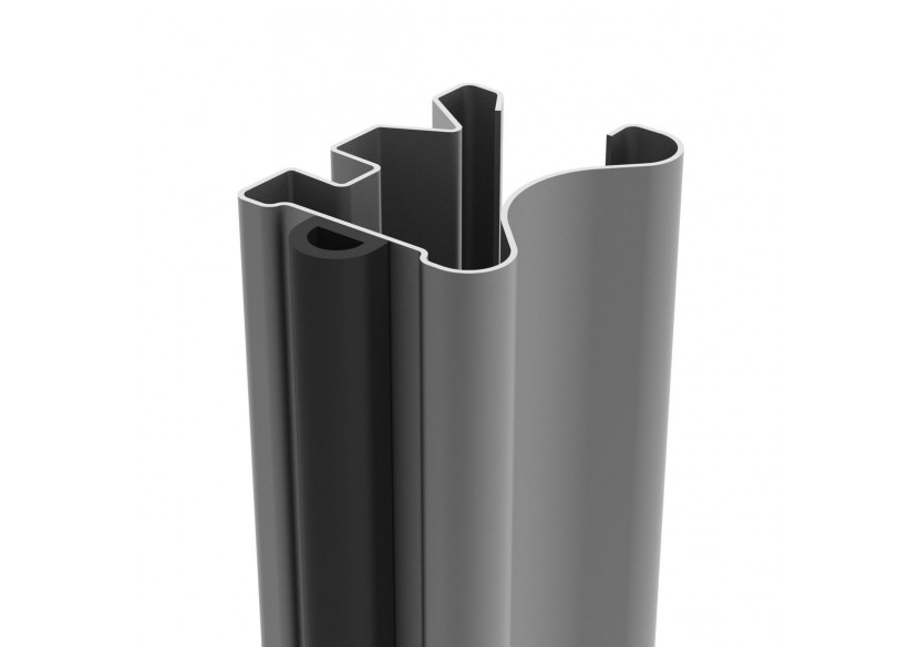 Façade de placard 2 portes coulissante Cha-Cha-Cha mat - Kazed : Confort'Mat