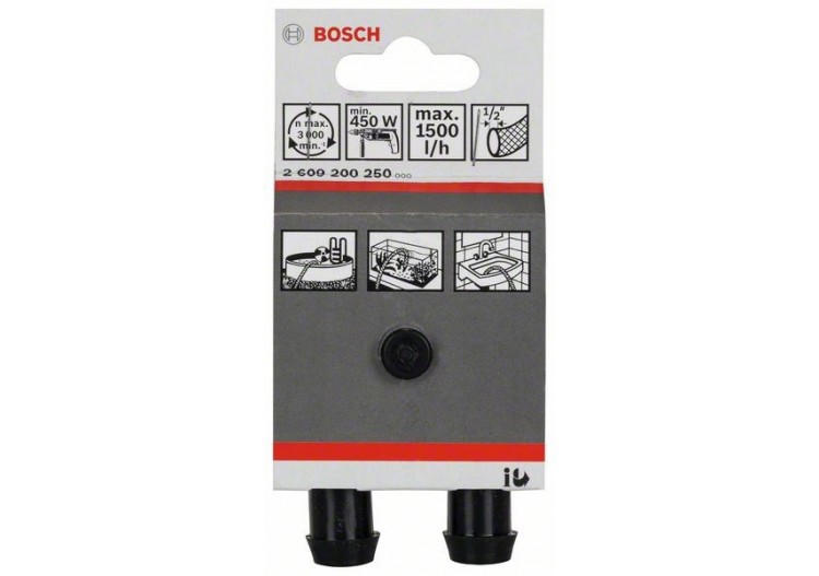 Pompe à eau 1500 l/h, 1/2", 3 m, 18 m, 10 Sec. - 2609200250 - Bosch