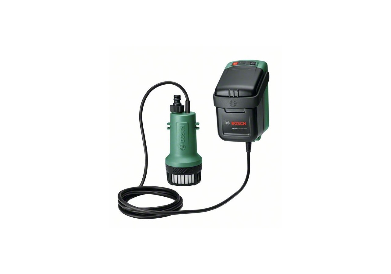 Pompe à eau de pluie sans-fil GardenPump 18V-2000 avec 1 batterie - 06008C4202 - Bosch