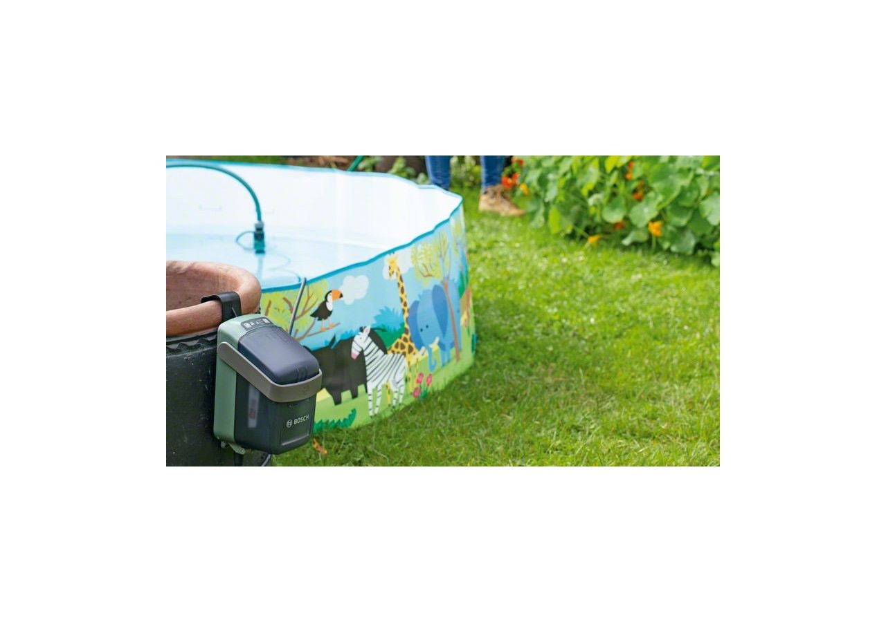 Pompe à eau de pluie sans-fil GardenPump 18V-2000 avec 1 batterie - 06008C4202 - Bosch