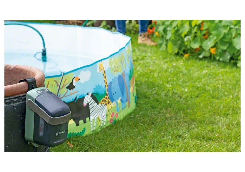 Pompe à eau de pluie sans-fil GardenPump 18V-2000 avec 1 batterie - 06008C4202 - Bosch