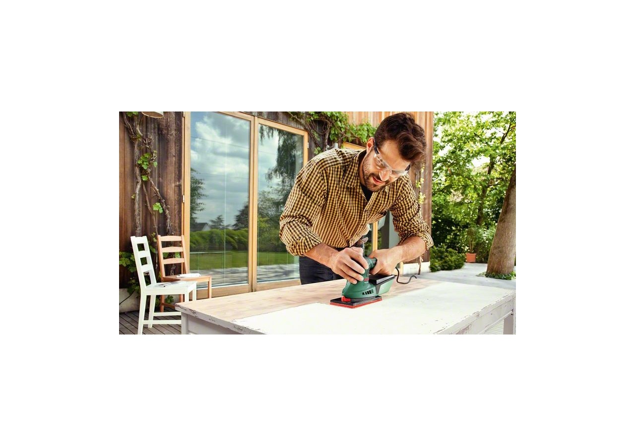 Ponceuse multi PSM 200 AES + 1 boîte à rangement SystemBox taille M - 06033B6002 - Bosch