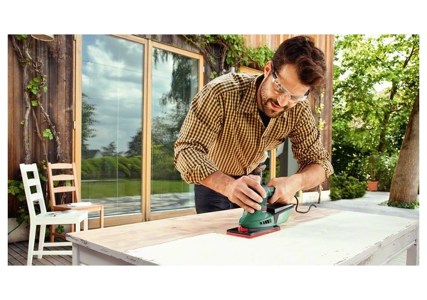 Ponceuse multi PSM 200 AES + 1 boîte à rangement SystemBox taille M - 06033B6002 - Bosch