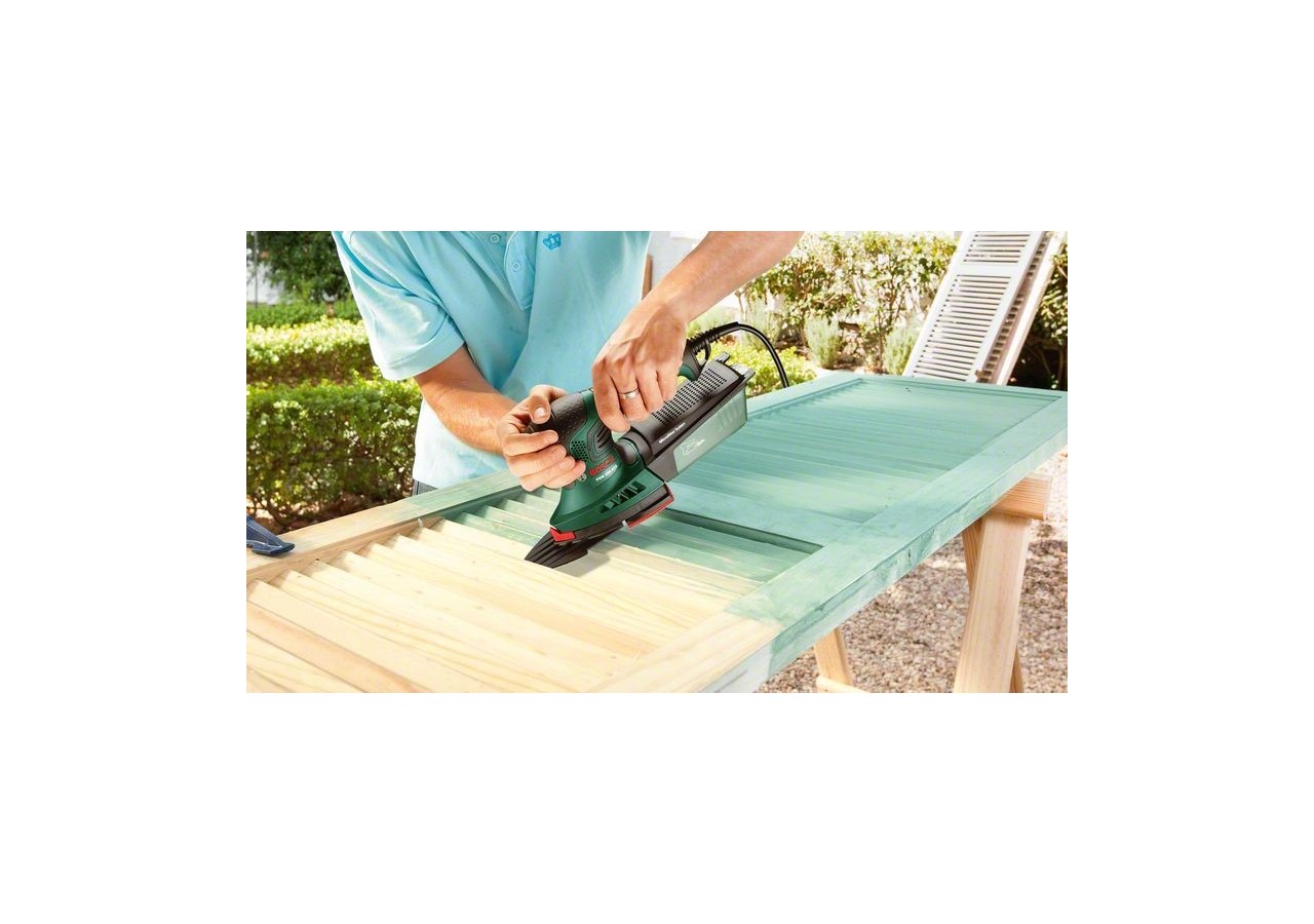 Ponceuse Multi PSM 200 AES + plateau rectangle - 06033B6000 - Bosch