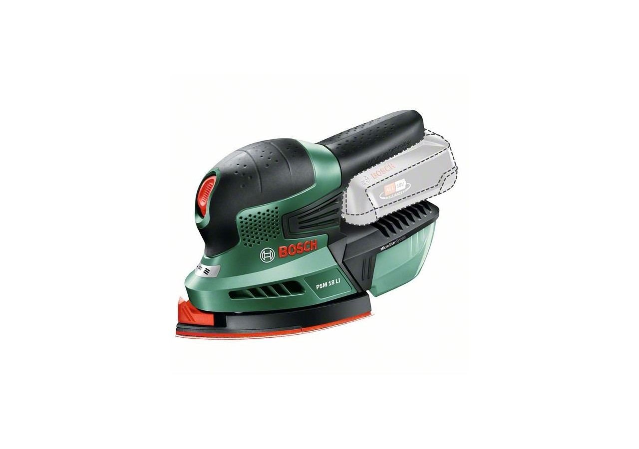 Ponceuse multi sans-fil PSM 18 Li outil seul - 06033A1301 - Bosch