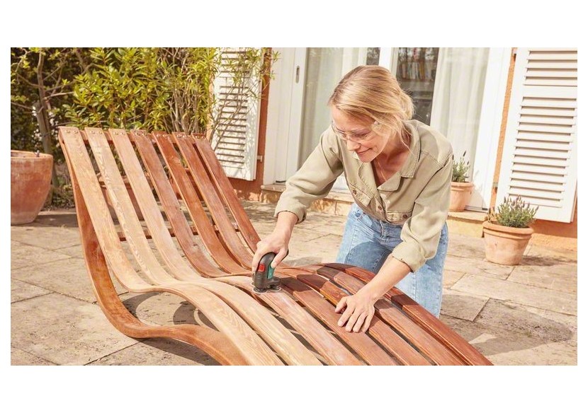 Ponceuse-polisseuse sans fil à disque EasyCurvSander 12 - avec deux batteries 2,5Ah - 06039C9000 - Bosch