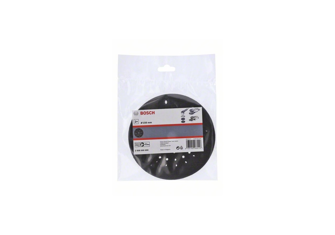 Protecteurs de plateaux de ponçage pour ponceuses orbitales150mm - 2608000690 - Bosch