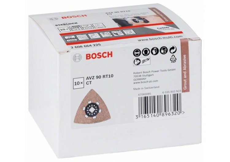 RB - AVZ90RT10, 10 pièces 90mm - 2608664225 - Bosch