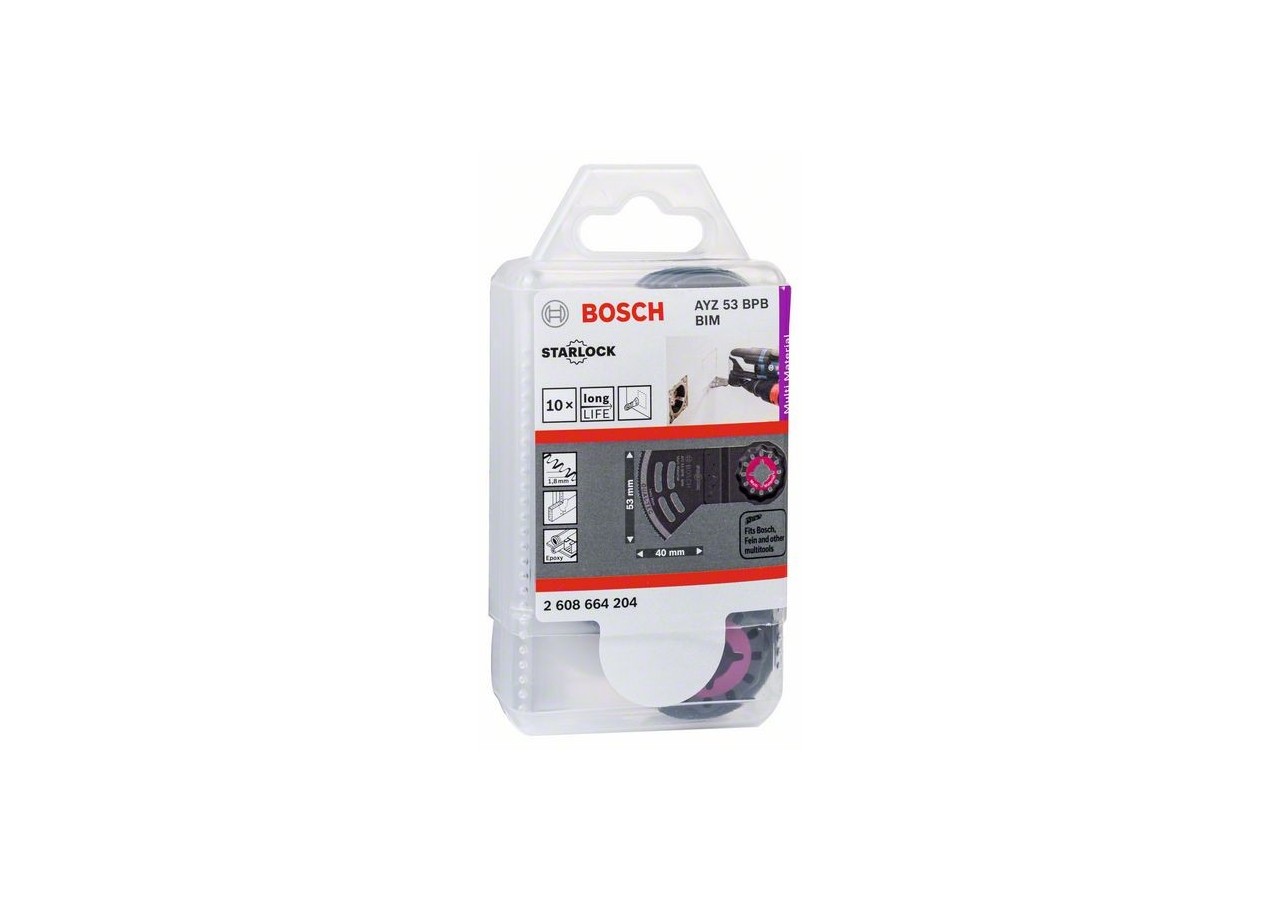 RB - AYZ53BPB, 10 pièces 53 x 40 mm - 2608664204 - Bosch