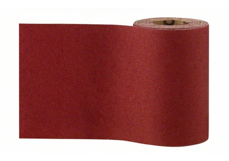 Rouleau abrasif pour bois et peinture, 115 mm x 5 m, P120 G : 120 - 2609256B82 - Bosch