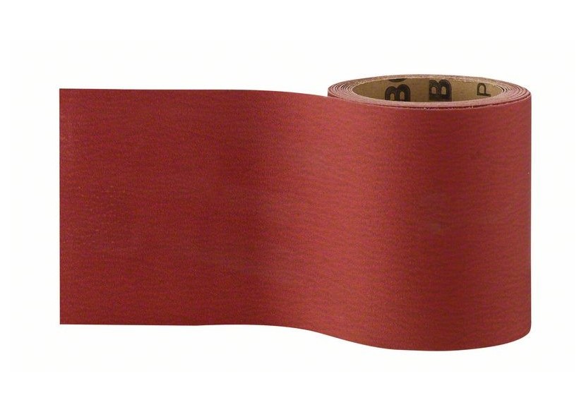 Rouleau abrasif pour bois et peinture, 93 mm x 5 m, P240 G : 240 - 2609256B78 - Bosch
