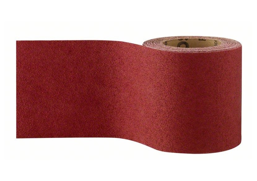 Rouleau abrasif pour bois et peinture, 93 mm x 5 m, P80 G : 80 - 2609256B75 - Bosch