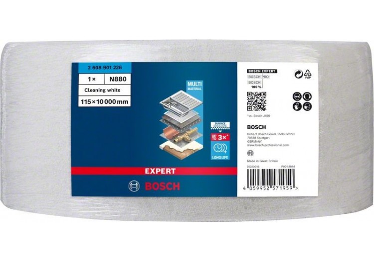 Rouleau de non-tissé Expert N880 115 mm x 10 m, Nettoyage - 2608901226 - Bosch