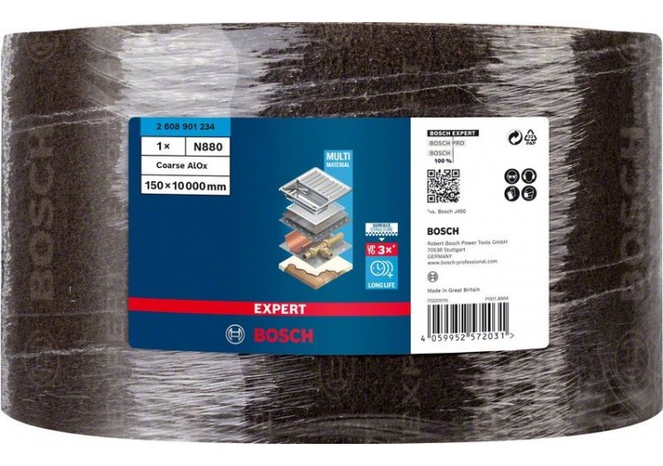 Rouleau de non-tissé Expert N880, 150 mm x 10 m, Gros A - 2608901234 - Bosch