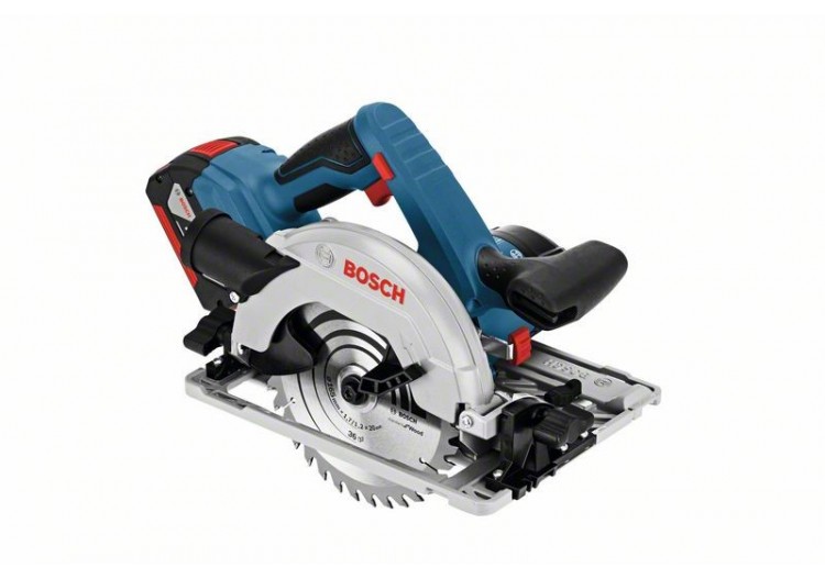 Scie circulaire GKS 18V-57 G 2x5,0Ah GAL 1880 L + FSN 1400 C - 0615990M90 - Bosch