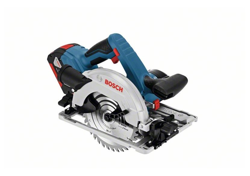 Scie circulaire GKS 18V-57 G 2x5,0Ah GAL 1880 L + FSN 1400 C - 0615990M90 - Bosch