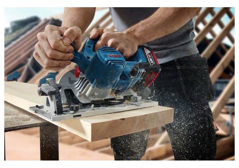 SCIE CIRCULAIRE GKS 18V-57-2 2xProCORE 18V5,5Ah GAL1880 CV - 06016C1202 - Bosch