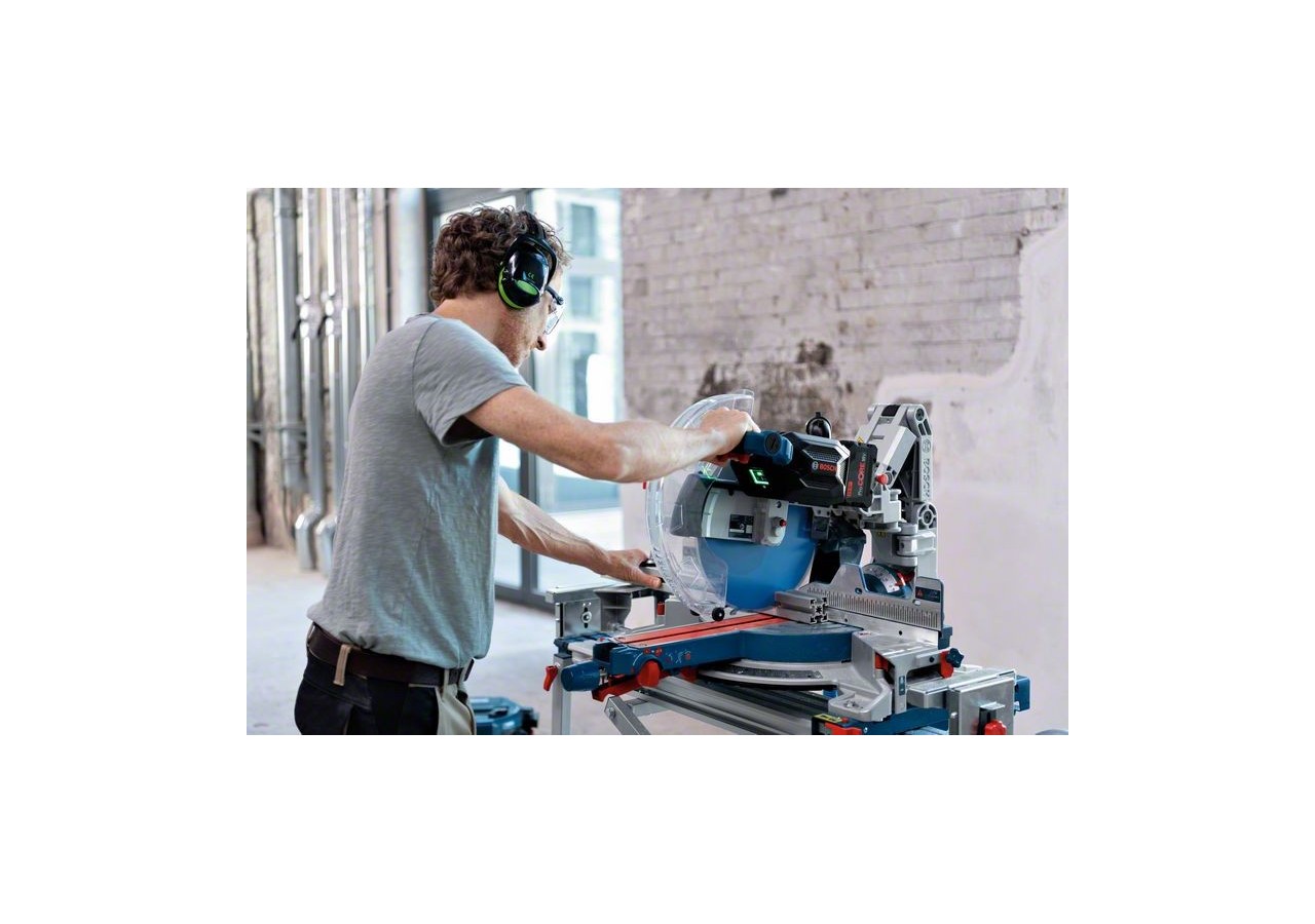 SCIE RADIALE GCM 18V-305 GDC 2x12,0Ah + GAL 18V-160 C Carton - 0601B43001 - Bosch