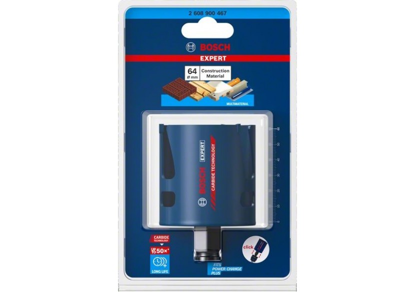 Scie trépan Expert Construction Material 64 x 60 mm - 2608900467 - Bosch