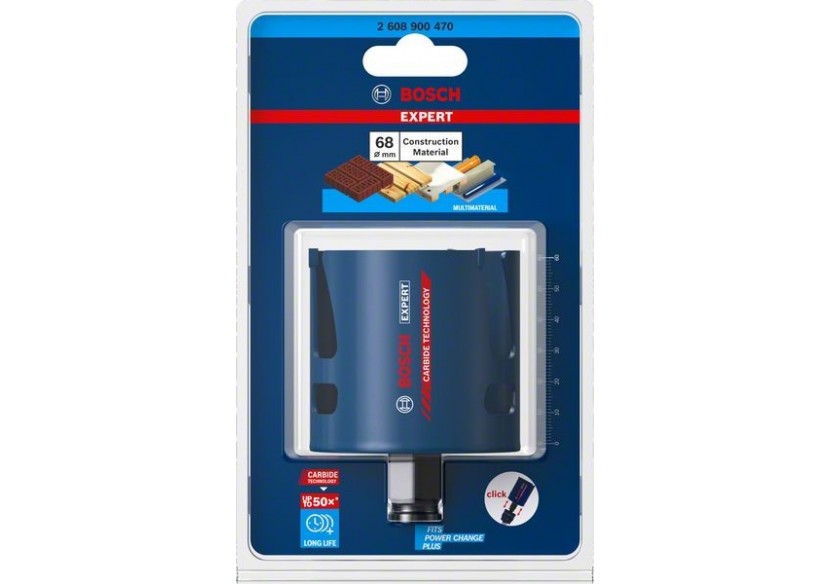 Scie trépan Expert Construction Material 68 x 60 mm - 2608900470 - Bosch