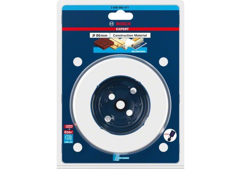 Scie trépan Expert Construction Material 86 x 60 mm - 2608900477 - Bosch