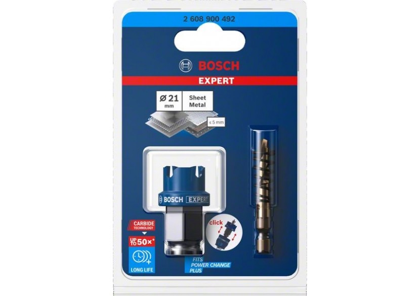 Scie trépan Expert Sheet Metal 21 x 40 mm - 2608900492 - Bosch