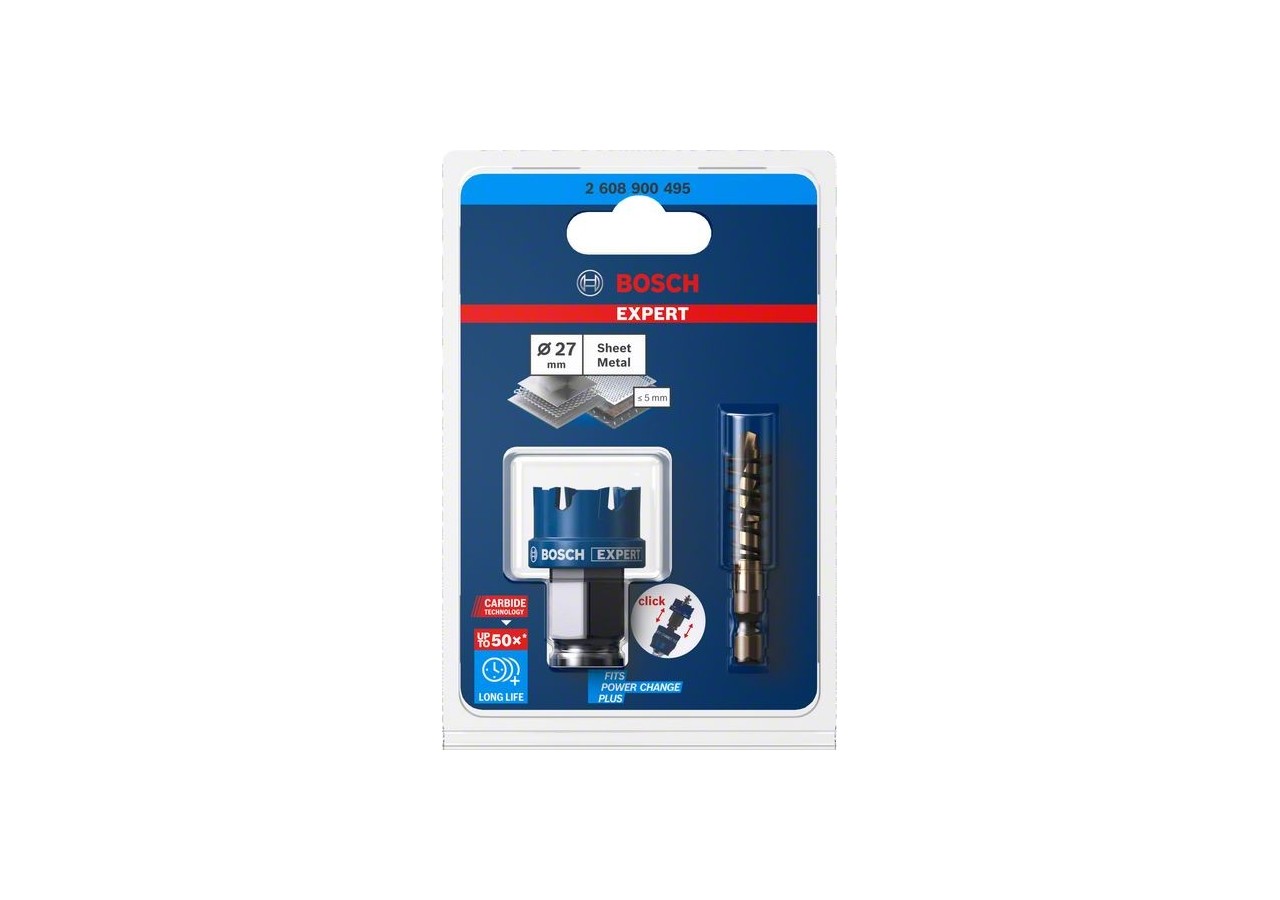 Scie trépan Expert Sheet Metal 27 x 40 mm - 2608900495 - Bosch