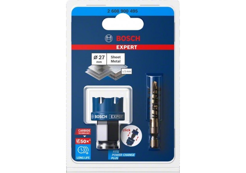 Scie trépan Expert Sheet Metal 27 x 40 mm - 2608900495 - Bosch