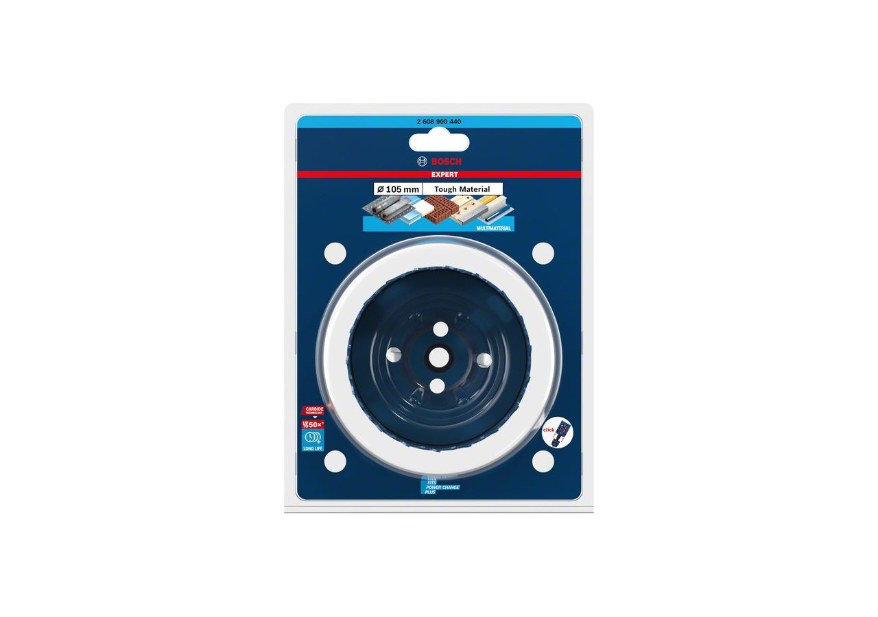 Scie trépan Expert Tough Material 105 x 60 mm - 2608900440 - Bosch