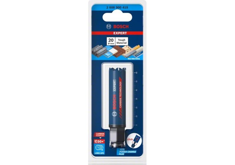 Scie trépan Expert Tough Material 20 x 60 mm - 2608900419 - Bosch