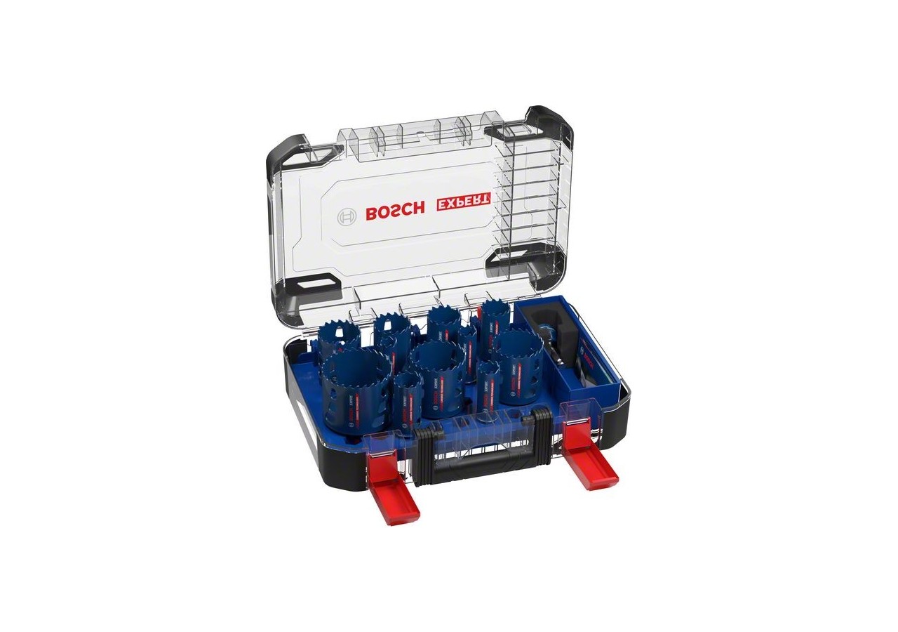 Scie trépan Expert Tough Material 20/22/25/32/35/40/44/51/60/64/76 mm 13 pces - 2608900447 - Bosch