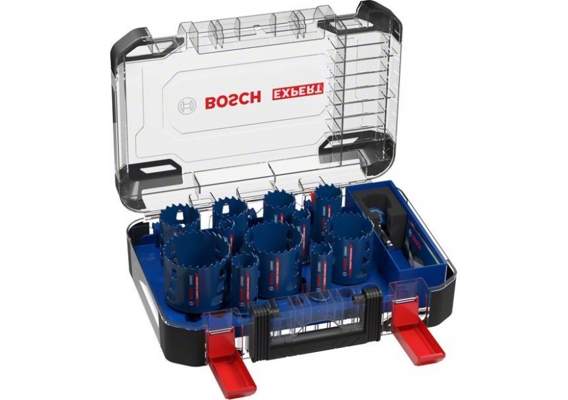 Scie trépan Expert Tough Material 20/22/25/32/35/40/44/51/60/68/76 mm 13 pces - 2608900448 - Bosch