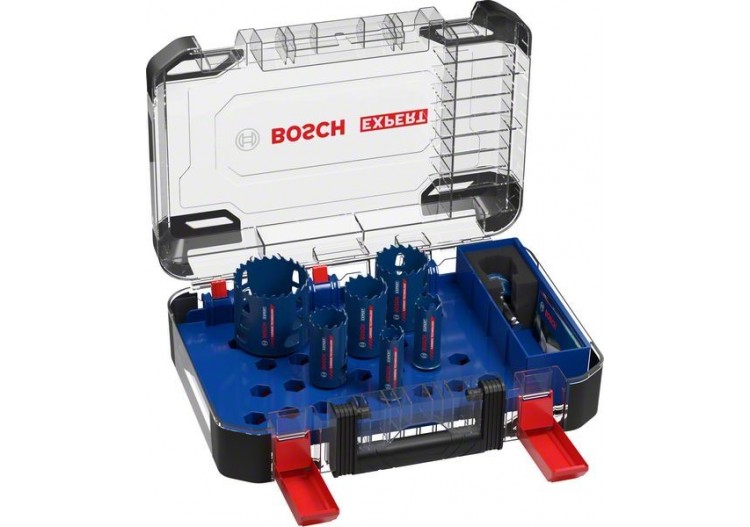 Scie trépan Expert Tough Material 22/25/35/40/51/68 mm 9 pces - 2608900446 - Bosch