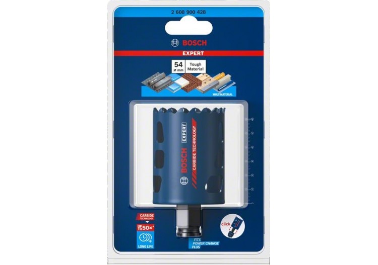 Scie trépan Expert Tough Material 54 x 60 mm - 2608900428 - Bosch