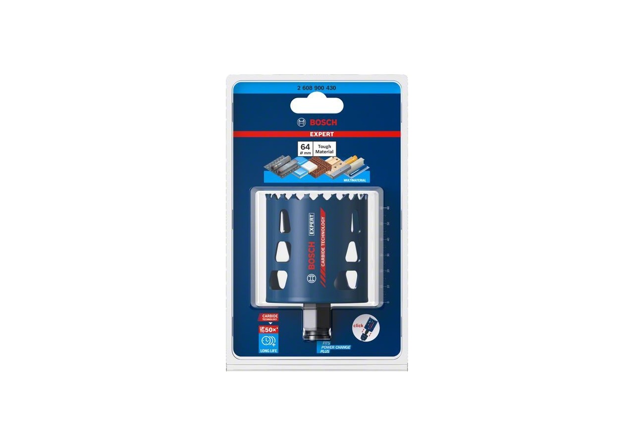 Scie trépan Expert Tough Material 64 x 60 mm - 2608900430 - Bosch