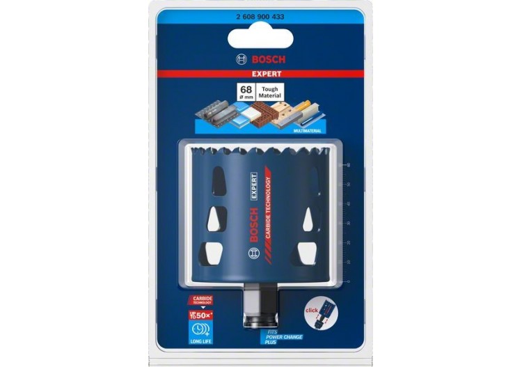 Scie trépan Expert Tough Material 68 x 60 mm - 2608900433 - Bosch