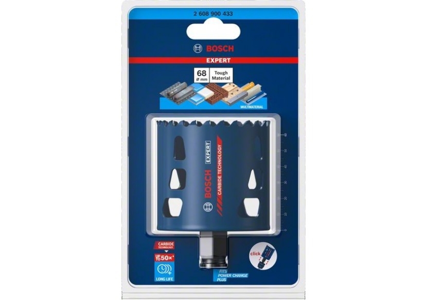 Scie trépan Expert Tough Material 68 x 60 mm - 2608900433 - Bosch