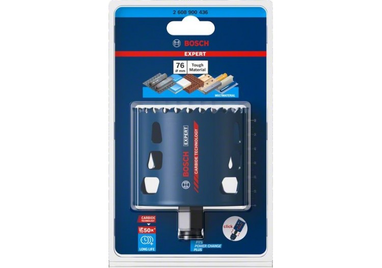 Scie trépan Expert Tough Material 76 x 60 mm - 2608900436 - Bosch